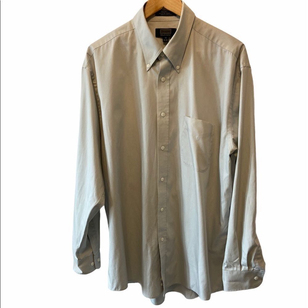 HAGGER Black Label Light Grey ButtonUpDress Shirt